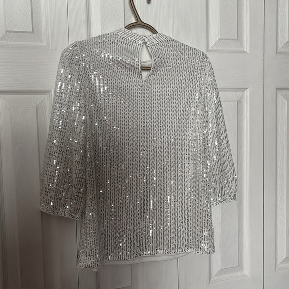 Sequin top. Worn once. - Picture 3 of 3